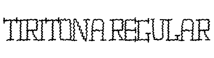 TIRITONA REGULAR  font caratteri gratis