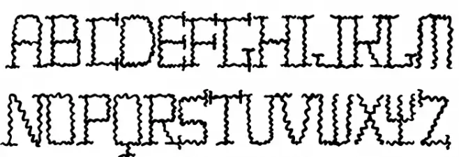 TIRITONA REGULAR 字体 大写