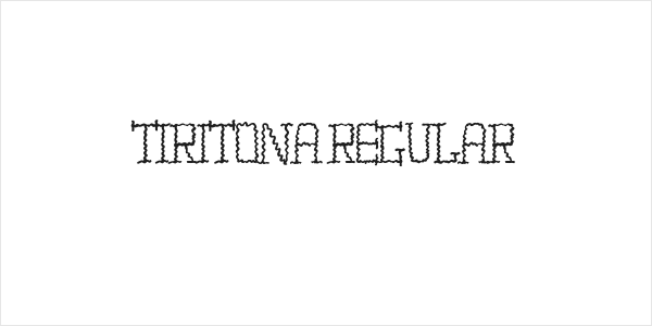TIRITONA REGULAR Logo