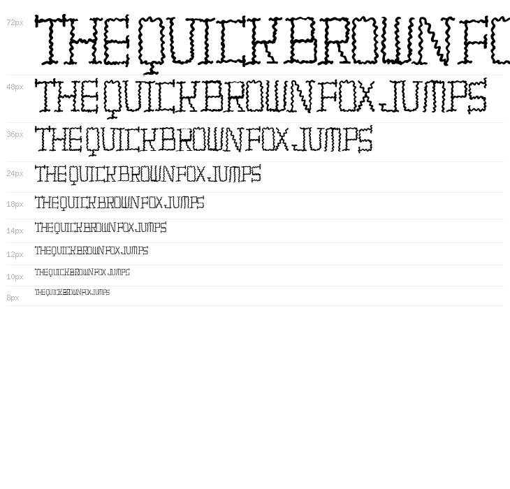 TIRITONA REGULAR Waterfall