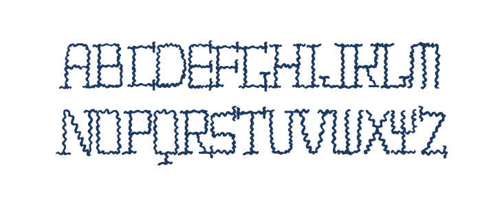 TIRITONA REGULAR Lowercase