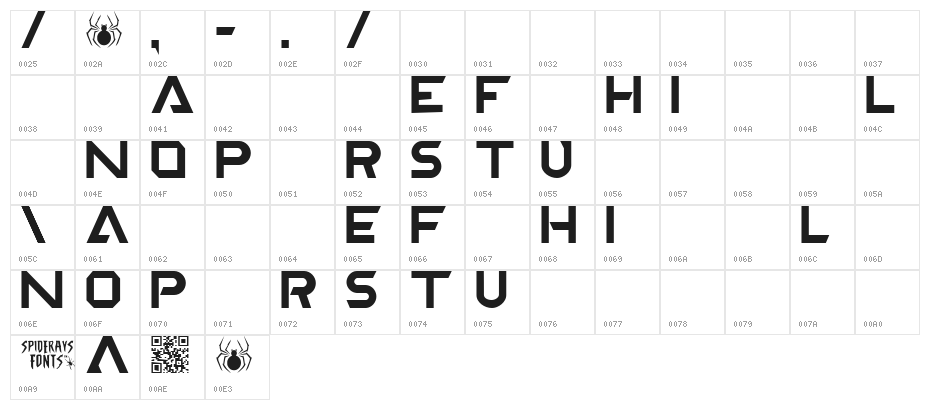 TITANFALL FRONTLINE Character Map