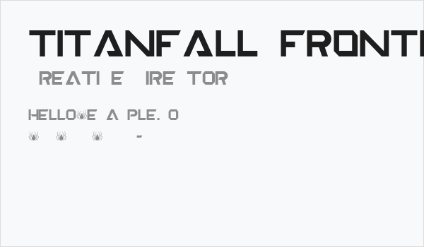 TITANFALL FRONTLINE Business Card