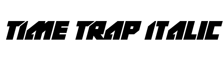 TIme TRap Italic  Free Fonts Download