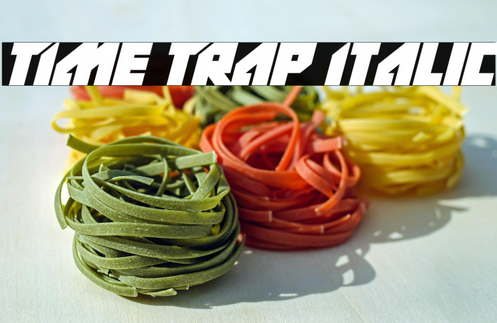 TIme TRap Italic Example 1