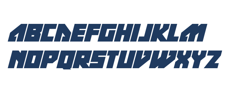 TIme TRap Italic Lowercase