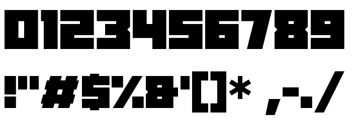 TIme TRap Font OTHER CHARS