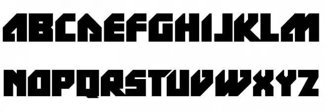 TIme TRap Schriftart Groß
