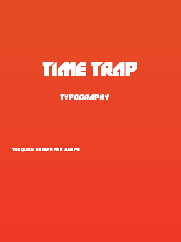 TIme TRap Poster