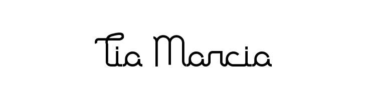 Tia Marcia  font caratteri gratis