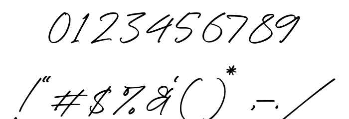 Tianila Font OTHER CHARS