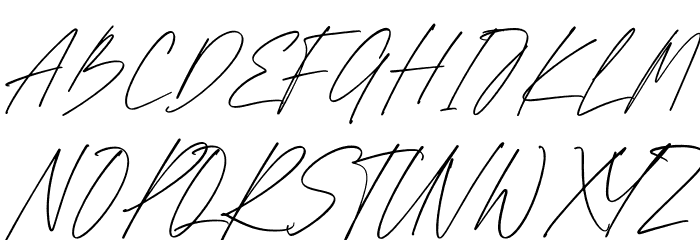 Tianila Font UPPERCASE