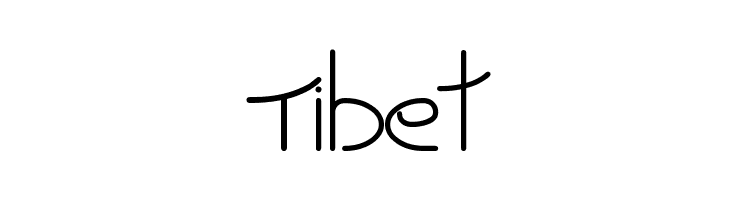 Tibet  免费字体下载