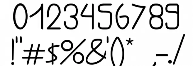 Tibet Font OTHER CHARS