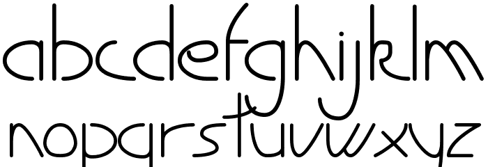 Tibet Font LOWERCASE