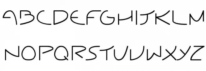 Tibet Font Litere mari