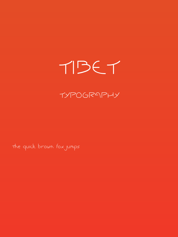 Tibet Poster