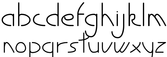 Tibet Font LOWERCASE
