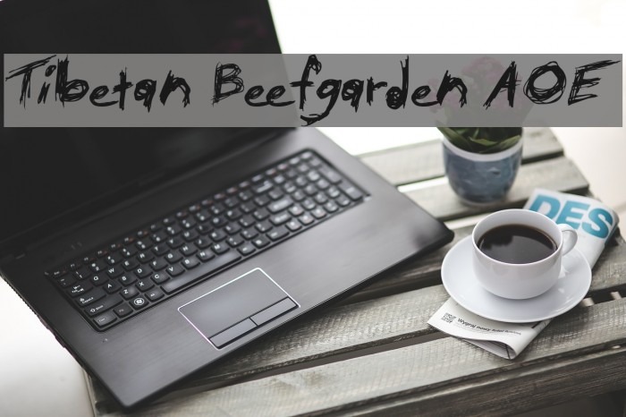 Tibetan Beefgarden AOE Font examples