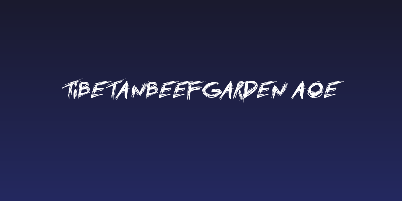 TibetanBeefgarden AOE Social Header