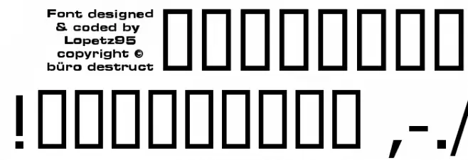 Ticket Bold Font OTHER CHARS