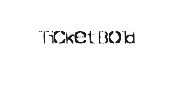 Ticket Bold Logo