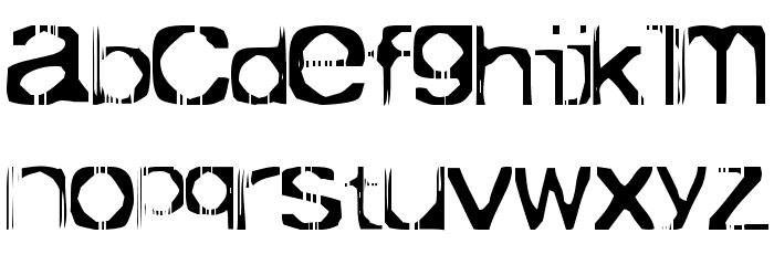 Ticket Bold Font LOWERCASE
