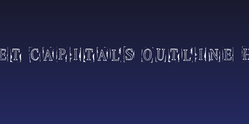 Ticket Capitals Outline Heavy Social Header