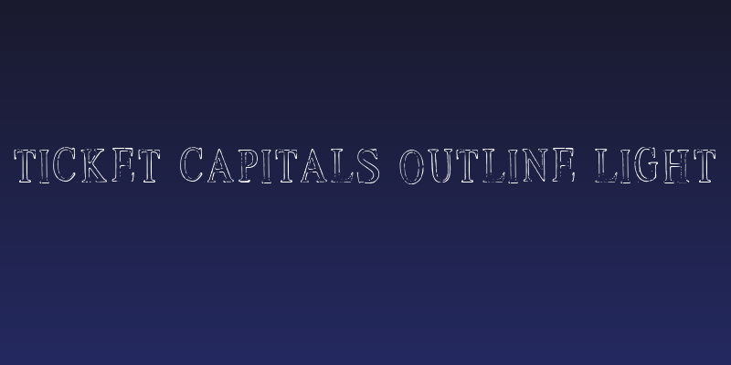 Ticket Capitals Outline Light Social Header