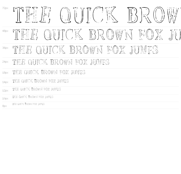 Ticket Capitals Outline Light Waterfall