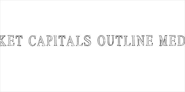 Ticket Capitals Outline Medium Logo