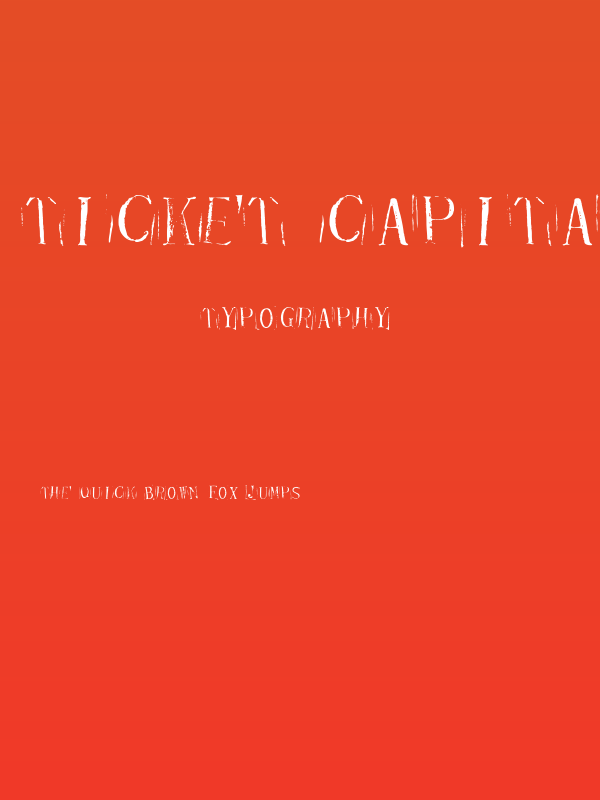 Ticket CapitalsRepressed Poster