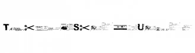 Ticket Scraps Urban  Fuentes Gratis Descargar