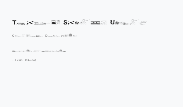 Ticket Scraps Urban Business Card