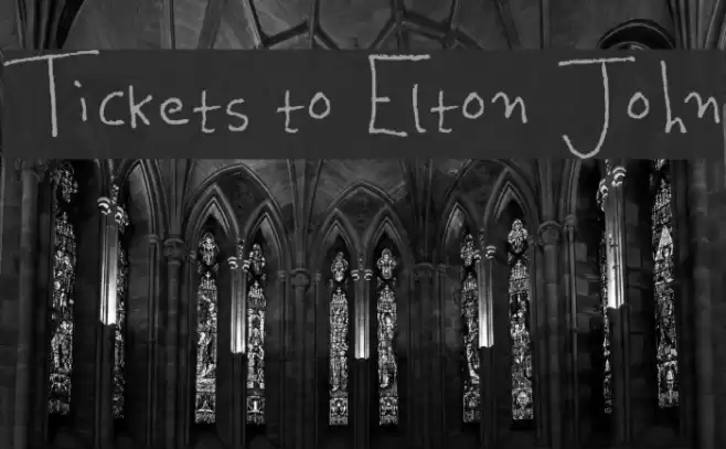 Tickets to Elton John Polices examples