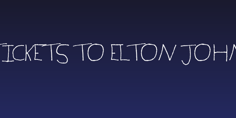 Tickets to Elton John Social Header