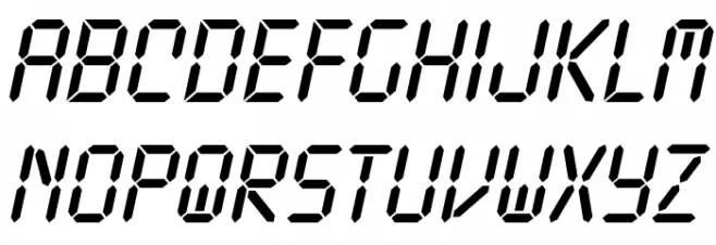 Ticking Timebomb BB Italic Polices MAJUSCULES
