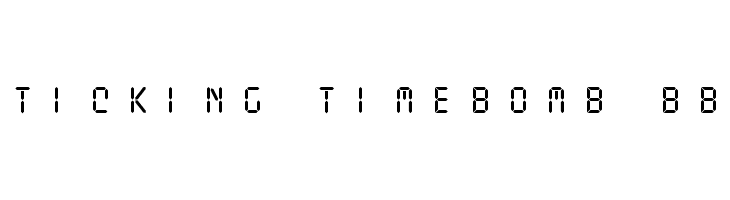 Ticking Timebomb BB  font caratteri gratis