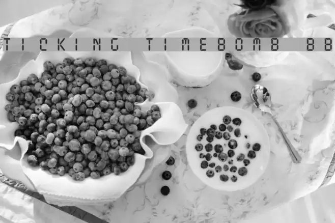 Ticking Timebomb BB Font examples