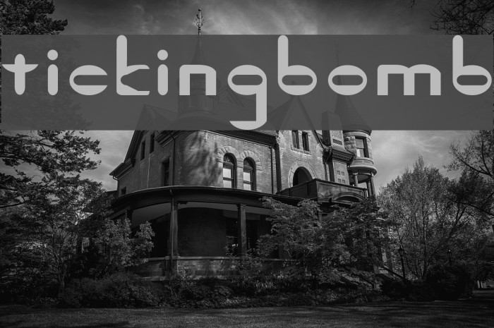 TickingBomb Font examples