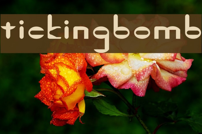 TickingBomb Font examples