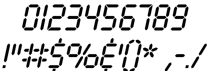 TickingTimebombBB-Italic Font OTHER CHARS