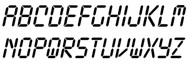 TickingTimebombBB-Italic Fonte MAIÚSCULAS