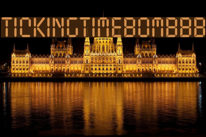 TickingTimebombBB Font examples