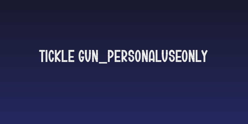 Tickle Gun_PersonalUseOnly Social Header
