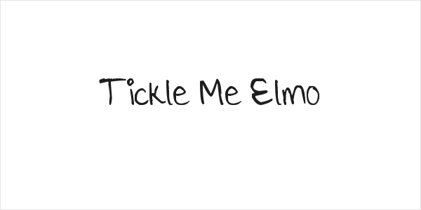 Tickle Me Elmo Logo