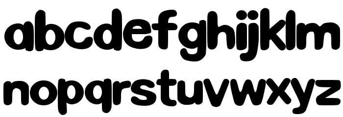 Tickle Toes Infanity Font LOWERCASE