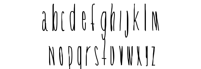 TickleShits Font LOWERCASE