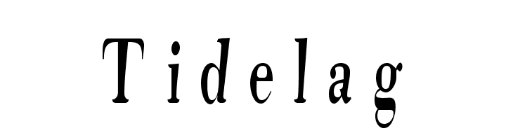 Tidelag Font