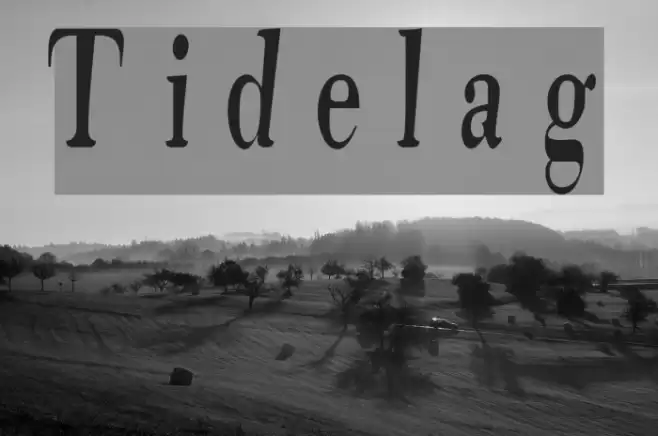Tidelag Font examples